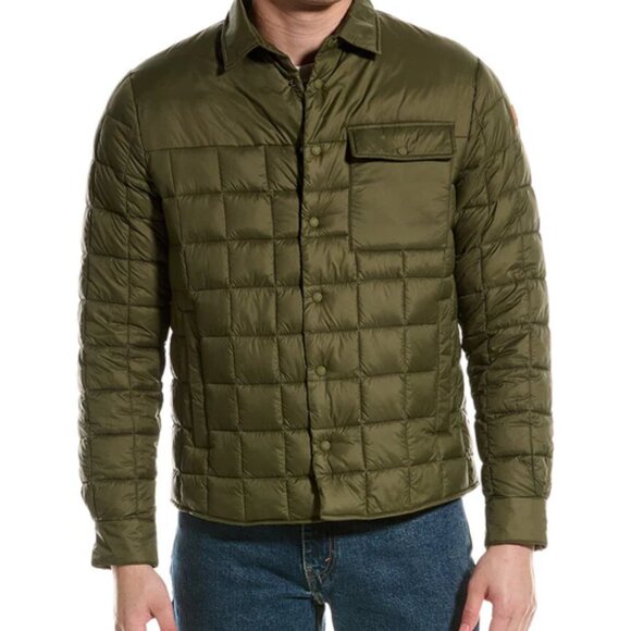 NEW SAVE THE DUCK Titan Quilted Jacket Dusty Olive for men 864mtn
